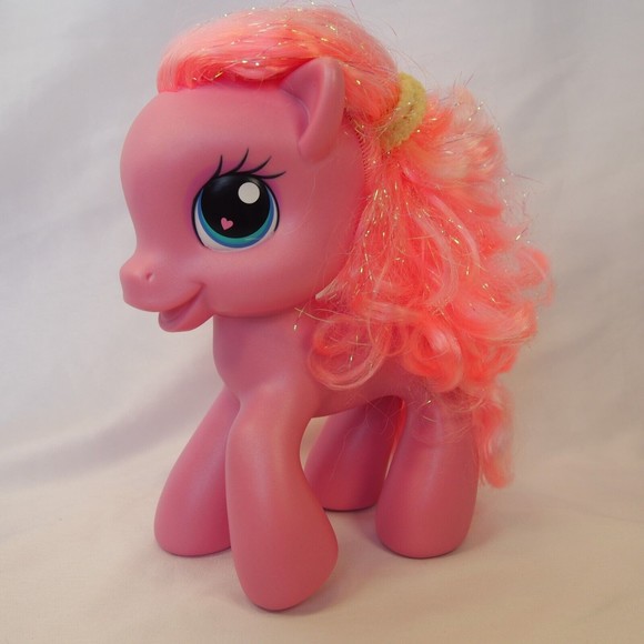 My Little Pony Pinkie Pie 8” Tall Styling Glitter Hair Pony MLP 2008 - Picture 2 of 8